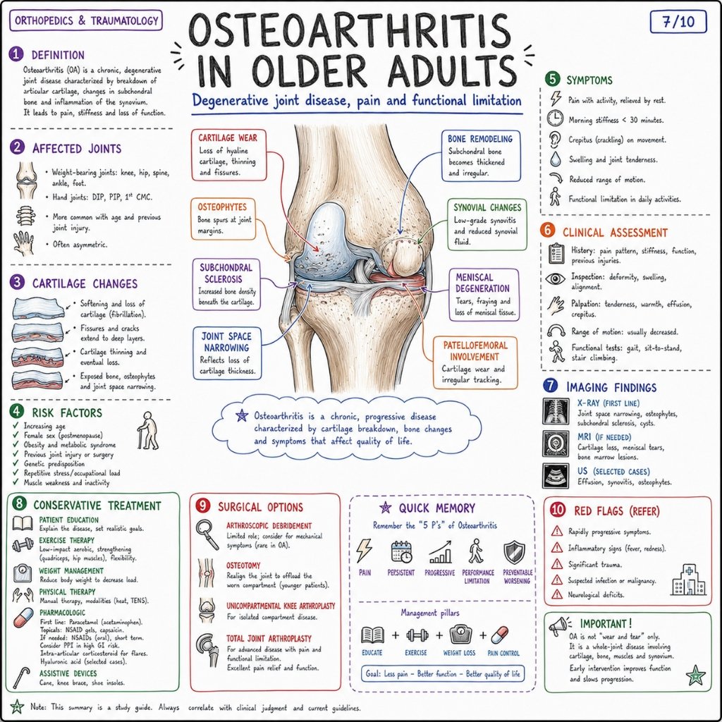 Osteoarthritis in Older Adults: Degenerative Joint Disease