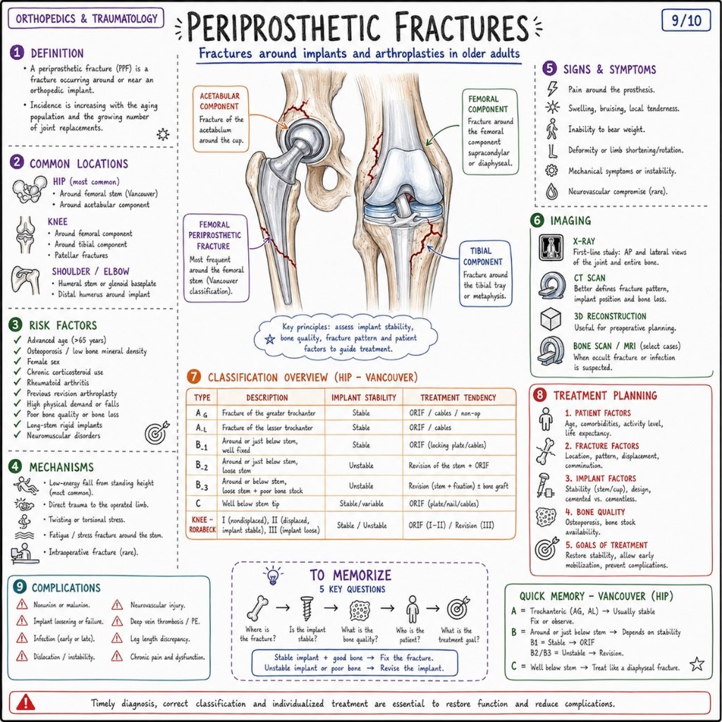 Periprosthetic Fractures: Fractures Around Implants & Arthroplasties