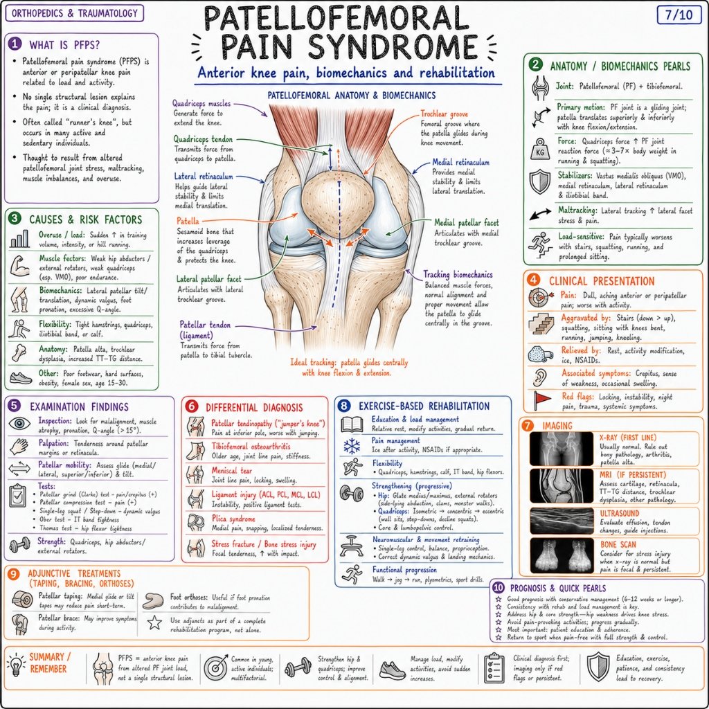 Patellofemoral Pain Syndrome: Anterior Knee Pain & Biomechanics