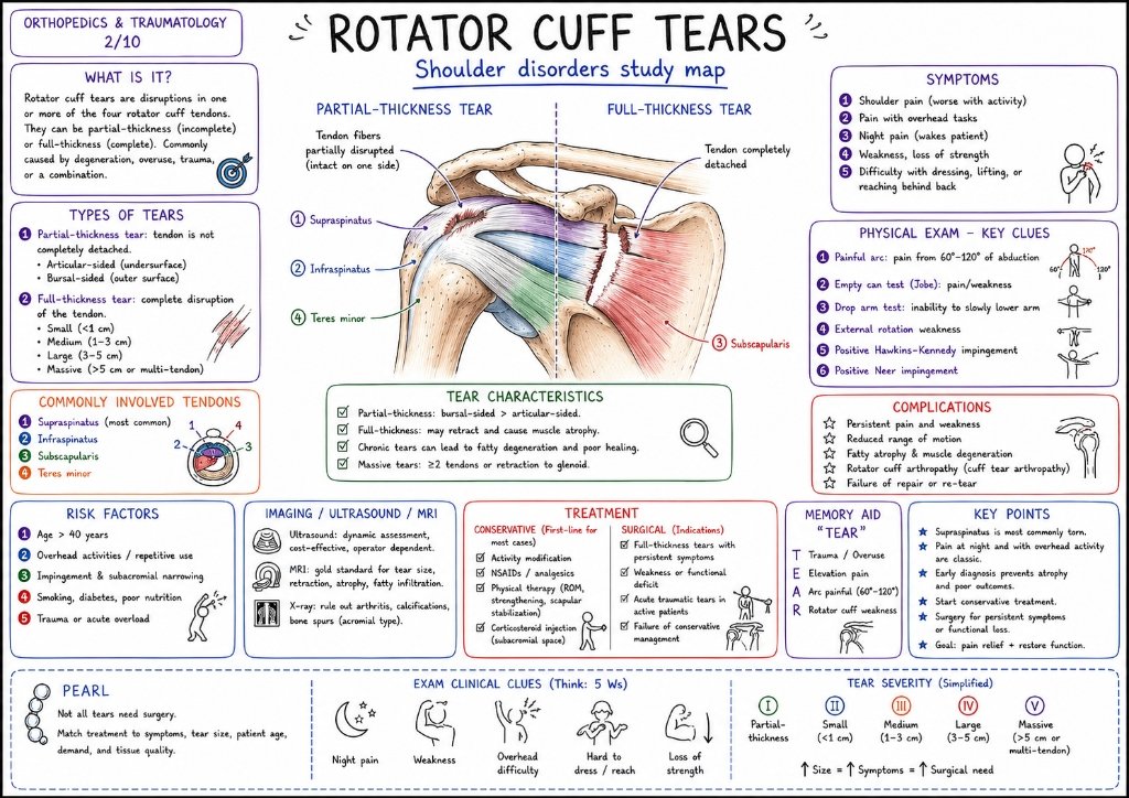 Rotator Cuff Tears: Partial vs Full-Thickness Tears & Symptoms
