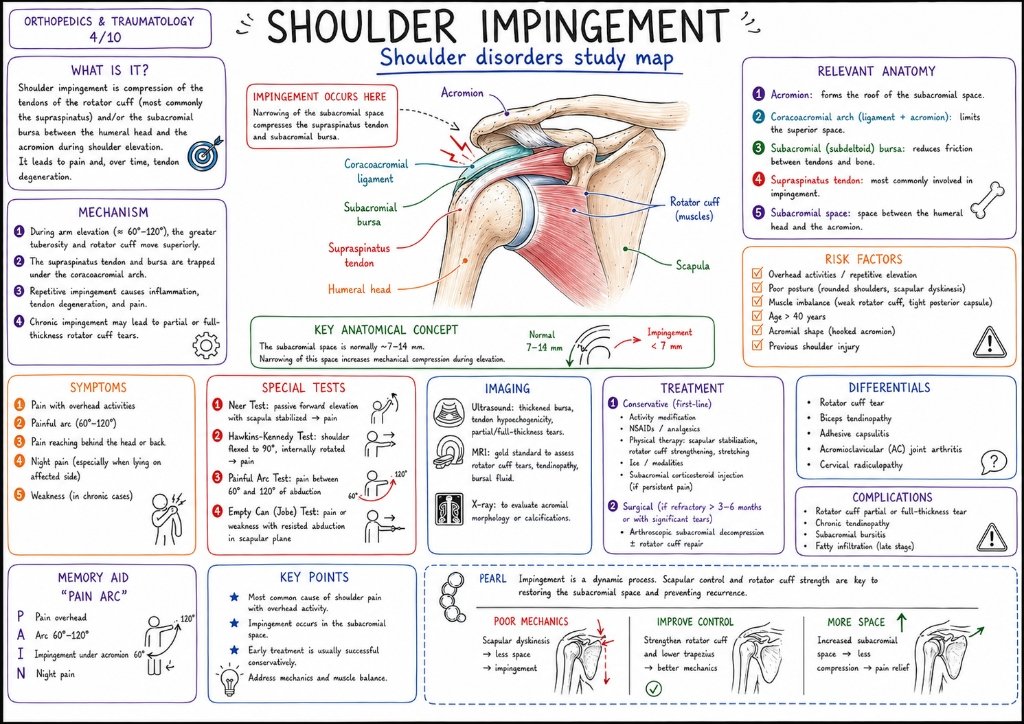 Shoulder Impingement: Mechanism, Special Tests & Treatment